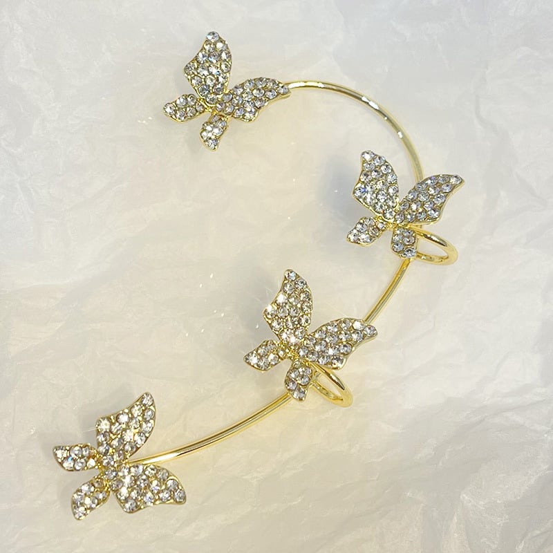 2023 SHINY BUTTERFLY EAR CLIPS PERFECT GIFT