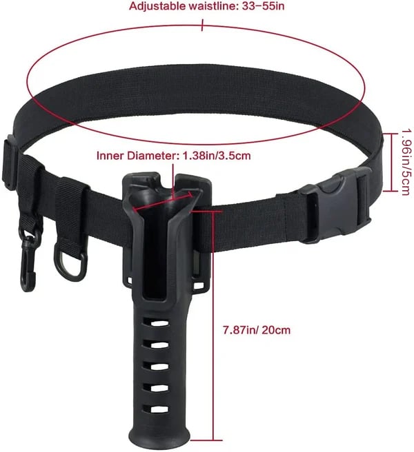 30% OFF Promotion- Adjustable Waist Fishing Rod Holder