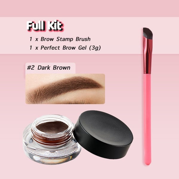 4D Hair Stroke Brow Stamp Brush