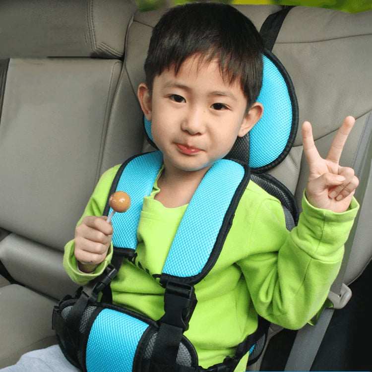 Auto Child Safety Seat Mat Simple Car Portable Seat Belt