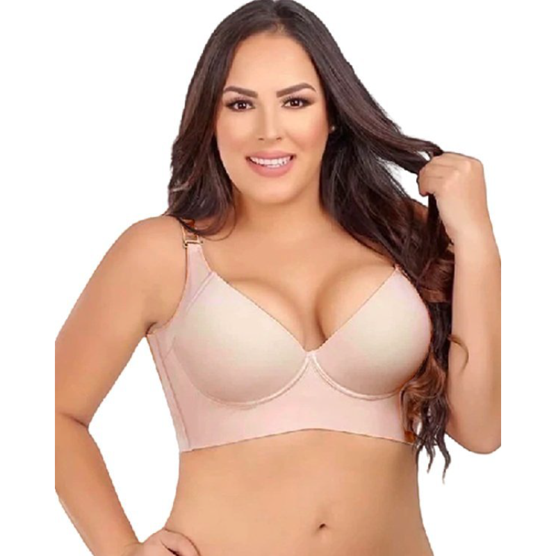 BUY 1 GET 1 FREE – Deep Cup Bra Hide Back Fat With Shapewear Incorporated