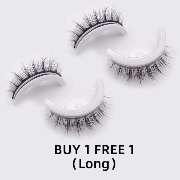 (BUY 1 GET 1 FREE) Reusable Self - Adhesive Eyelashes