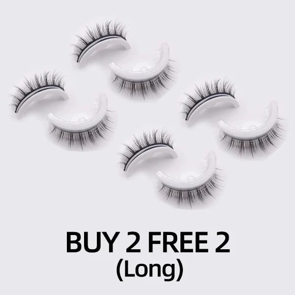 (BUY 1 GET 1 FREE) Reusable Self - Adhesive Eyelashes