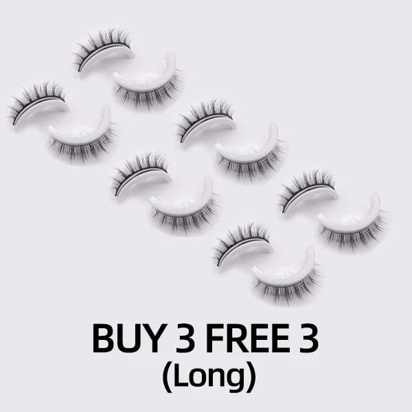 (BUY 1 GET 1 FREE) Reusable Self - Adhesive Eyelashes