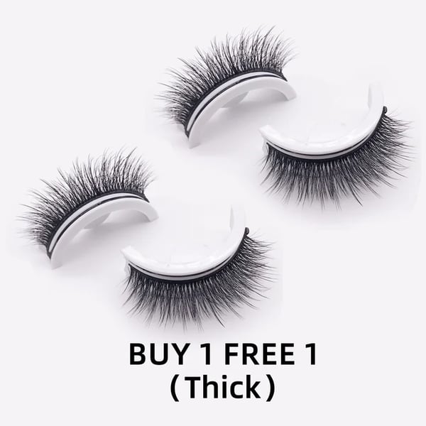 (BUY 1 GET 1 FREE) Reusable Self - Adhesive Eyelashes