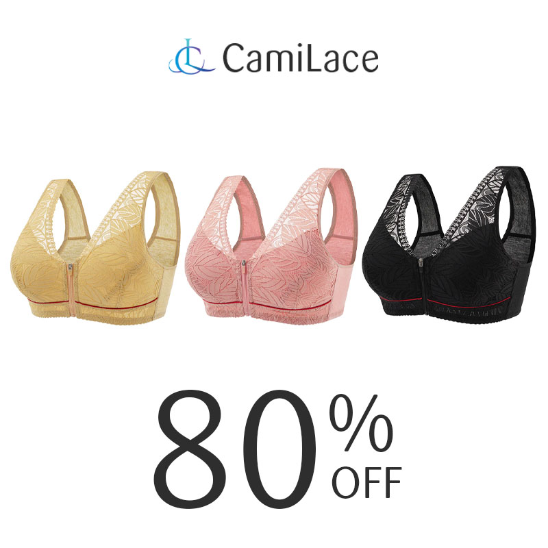 CamiLace - Comfort Wireless Front Close Bra