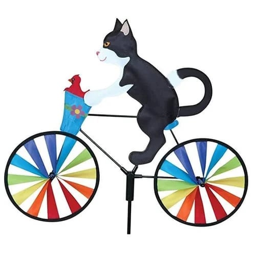 CAT BICYCLE WIND SPINNER