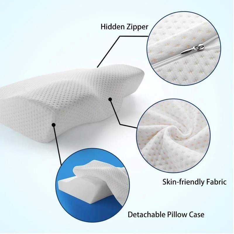 CERVICAL PILLOW FOR NECK DISCOMFORT & SUPPORT