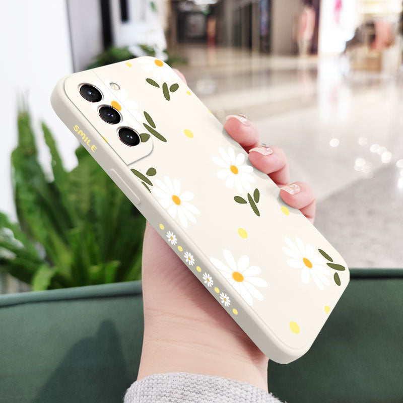 Daisy Flowers Silicone Case For Samsung Galaxy