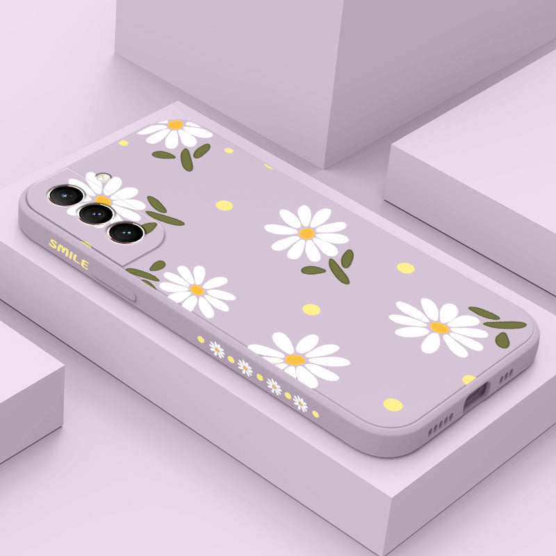 Daisy Flowers Silicone Case For Samsung Galaxy