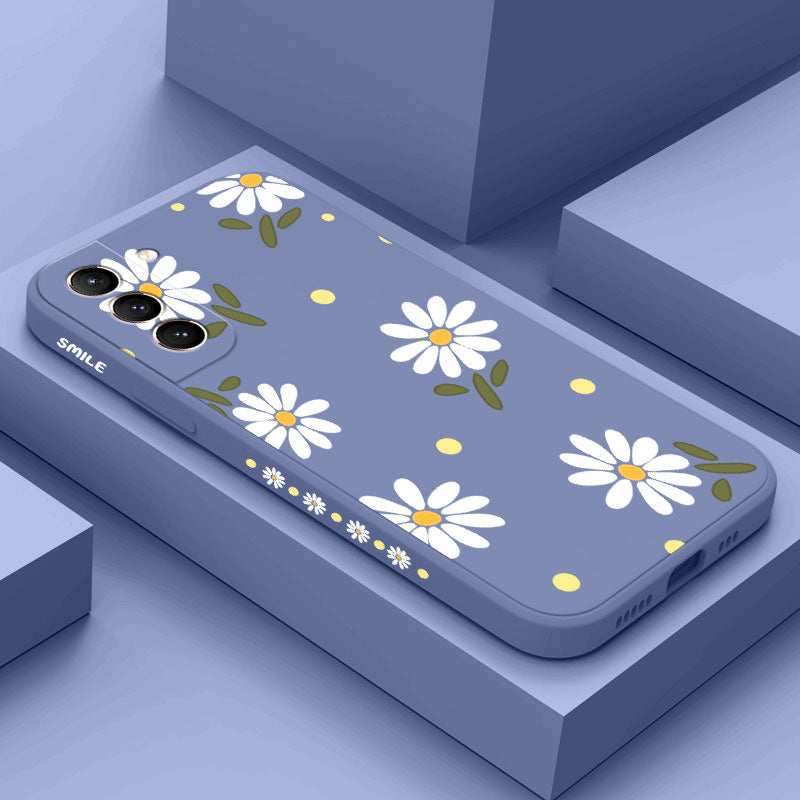 Daisy Flowers Silicone Case For Samsung Galaxy