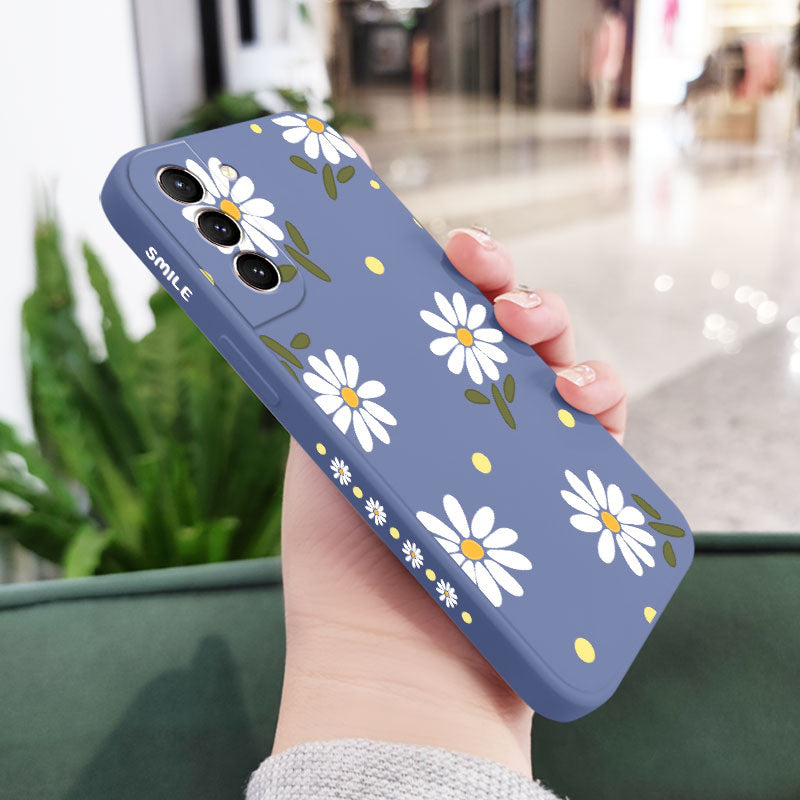 Daisy Flowers Silicone Case For Samsung Galaxy