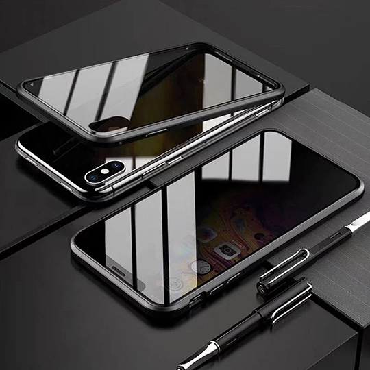 (Early Christmas Sale- SAVE 49% OFF) Magnetic Tempered Glass Double-sided Phone Case