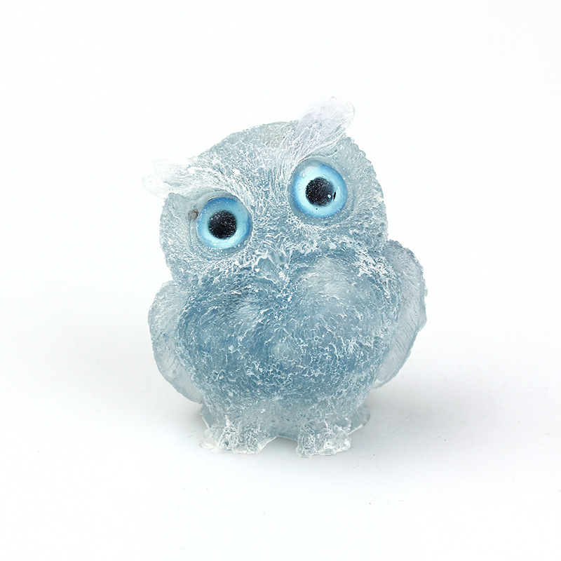 (Early Mother's Day Sale - 50% OFF) Natural Crystal Gemstone Owl-BUY 6 GET EXTRA 25% OFF NOW