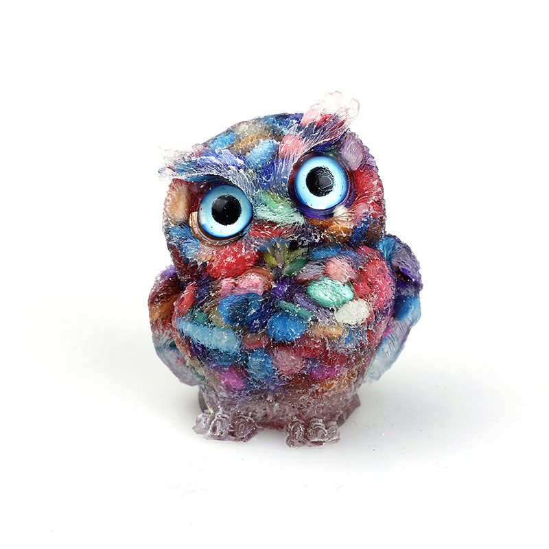 (Early Mother's Day Sale - 50% OFF) Natural Crystal Gemstone Owl-BUY 6 GET EXTRA 25% OFF NOW