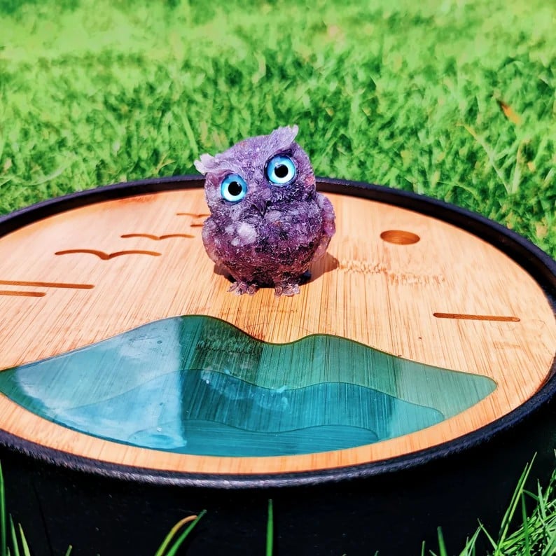 (Early Mother's Day Sale - 50% OFF) Natural Crystal Gemstone Owl-BUY 6 GET EXTRA 25% OFF NOW