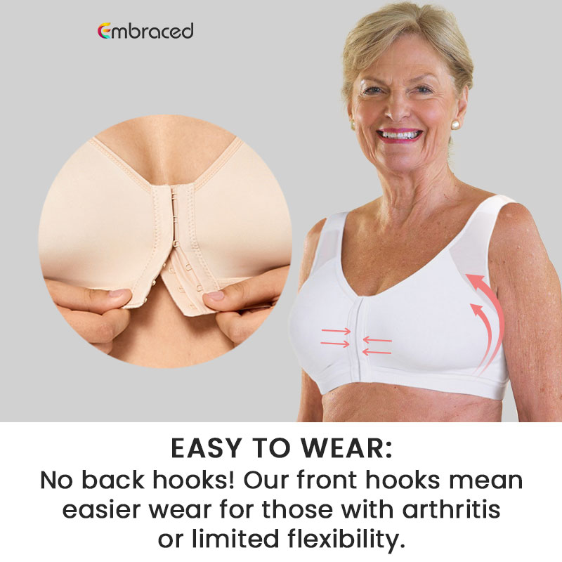 Embraced - Adjustable Front Hook Posture Support Bra