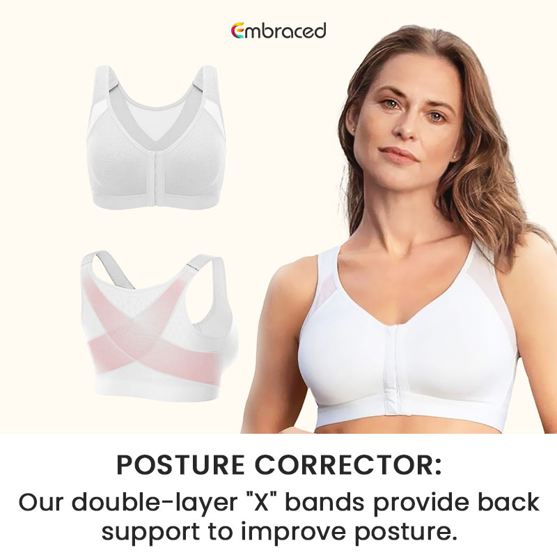 Embraced - Adjustable Front Hook Support Multifunctional Bra