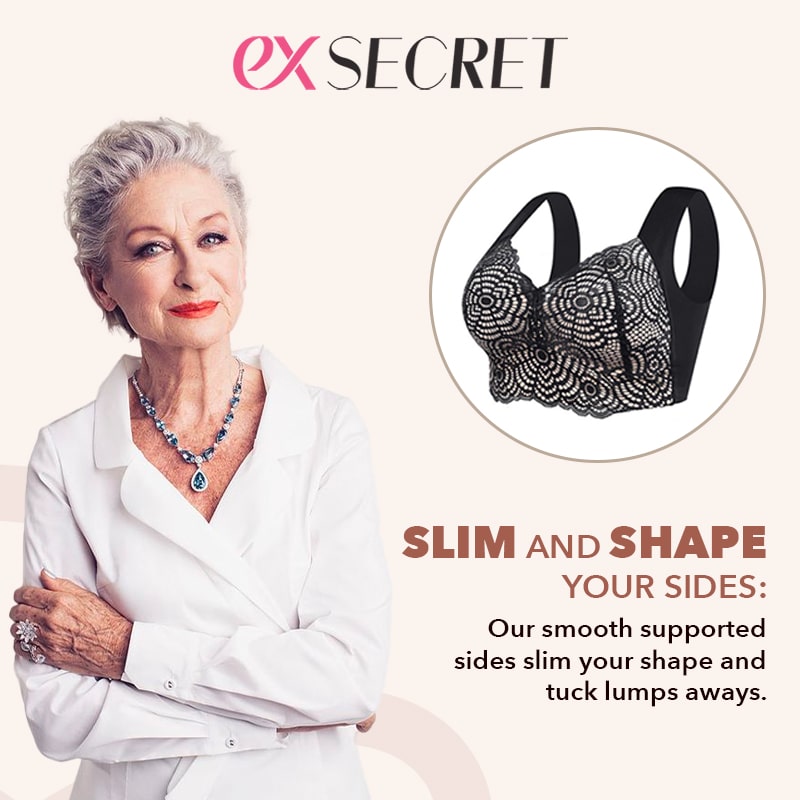 ExSecret - Ultimate Lift Full-Figure Seamless Lace Cut-Out Bra, Comfortable and Breathable Without Restraint