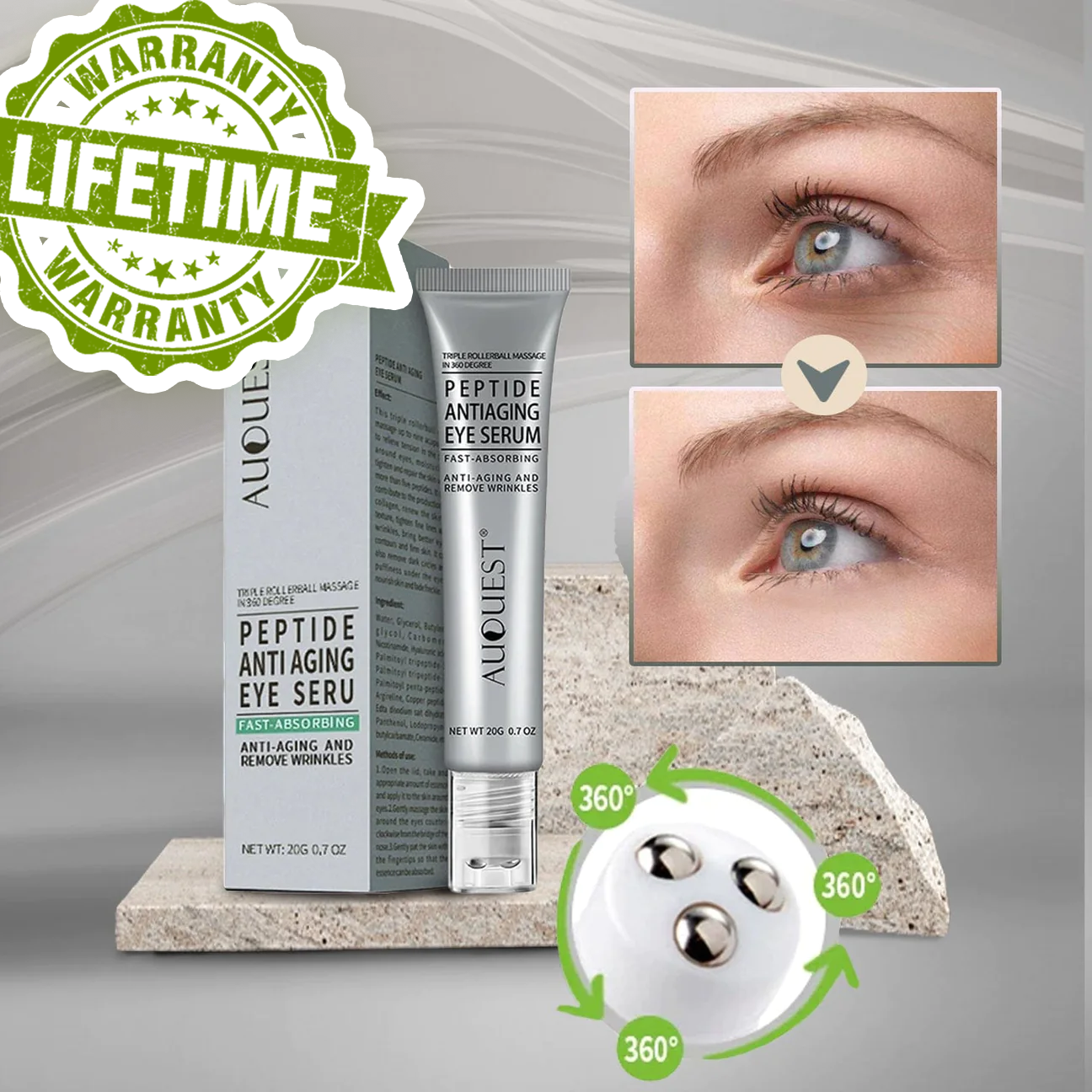 Eye Cream to Forget About Wrinkles 1+1