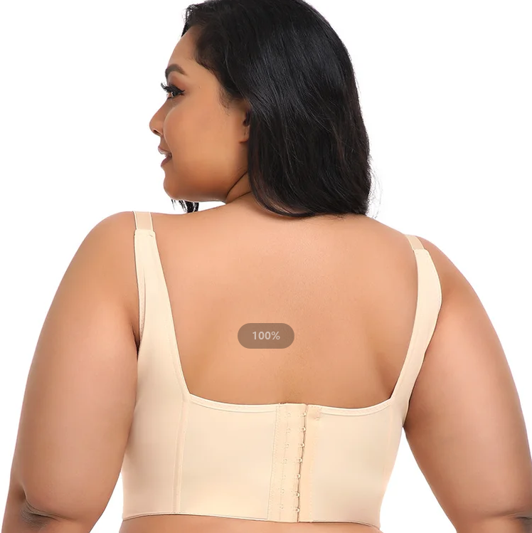 FBL DEEP CUP BRA HIDE BACK FAT WITH SHAPEWEAR INCORPORATED(BUY 1 GET 1 FREE)2Pcs Nude