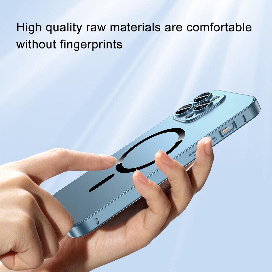 Festival Promotion 40% OFF - Magnetic Charging Aluminium Metal Bumper Matte Case Cover for iPhone