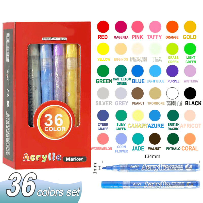 High Pigmented Acrylic Paint Markers