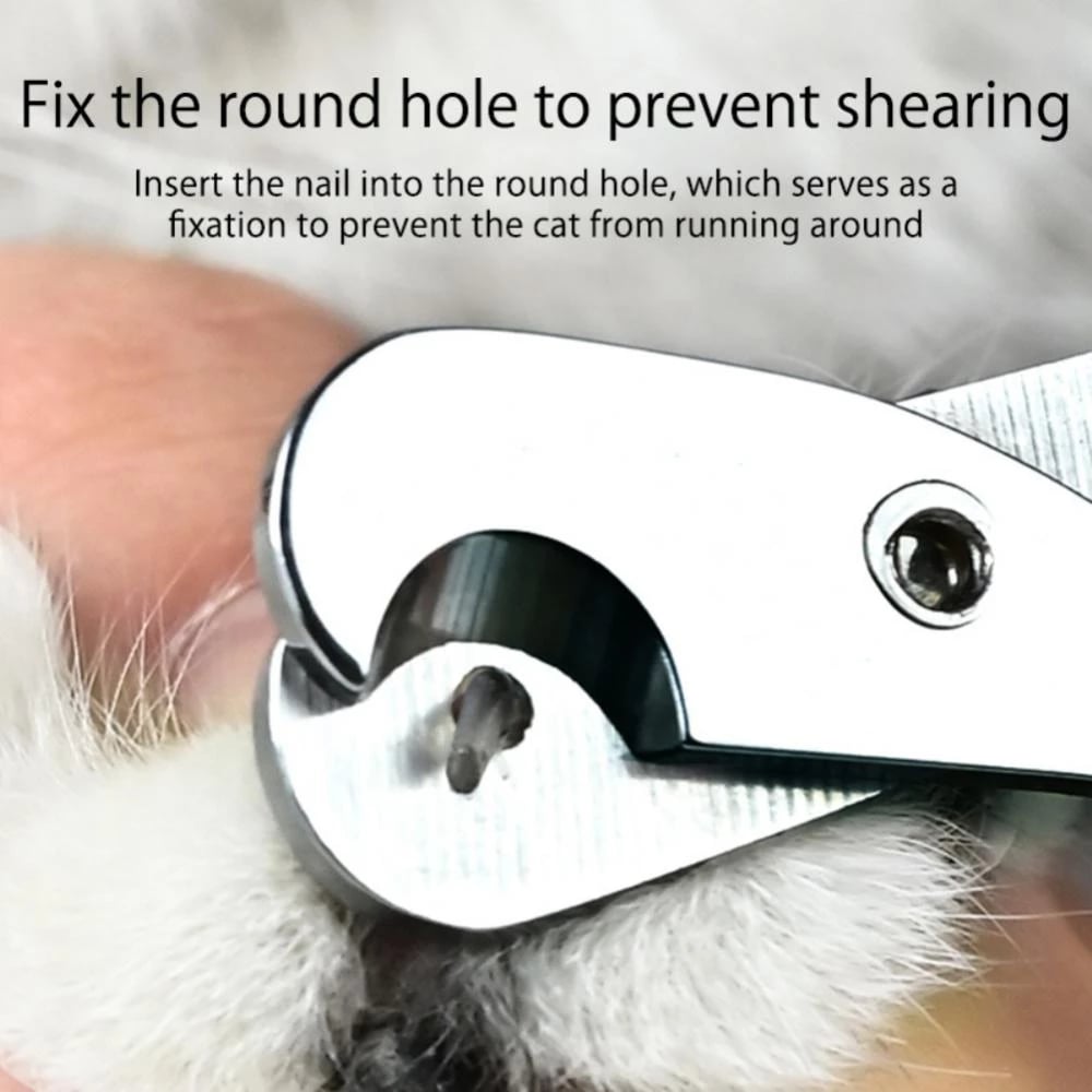 Hot Sale 45% OFF – Professional Round Hole Anti Accidental Pet Nail Clippers