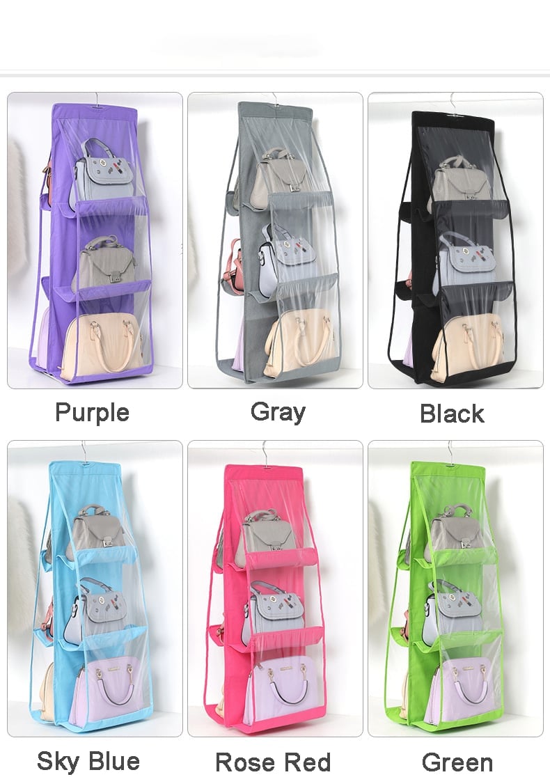 Hot Sale 49% OFF - Double-Sided Six-Layer Hanging Storage Bag
