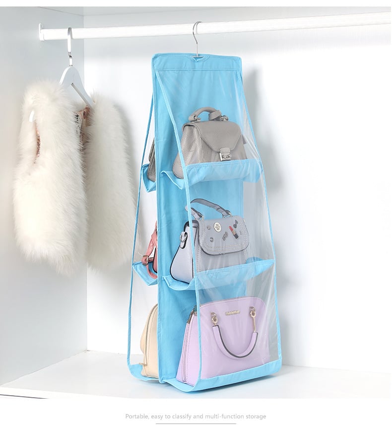 Hot Sale 49% OFF - Double-Sided Six-Layer Hanging Storage Bag
