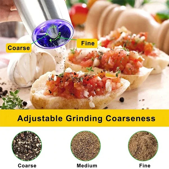 Hot sale - Automatic Electric Gravity Induction Salt and Pepper Grinder