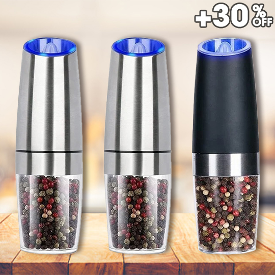 Hot sale - Automatic Electric Gravity Induction Salt and Pepper Grinder