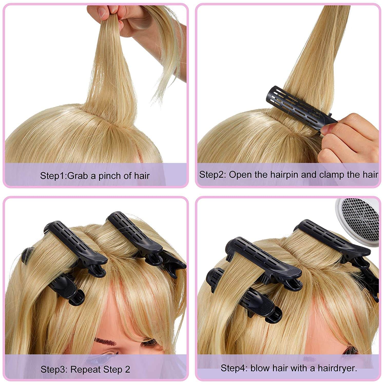 Instant Hair Volumizing Clips