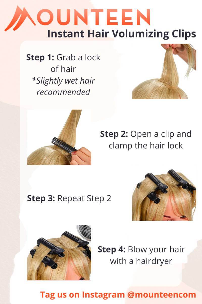 Instant Hair Volumizing Clips