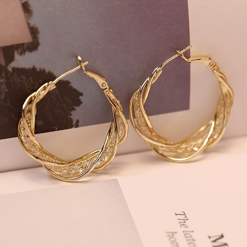 Last Day 49% OFF -S925 Fashion Twist Earrings