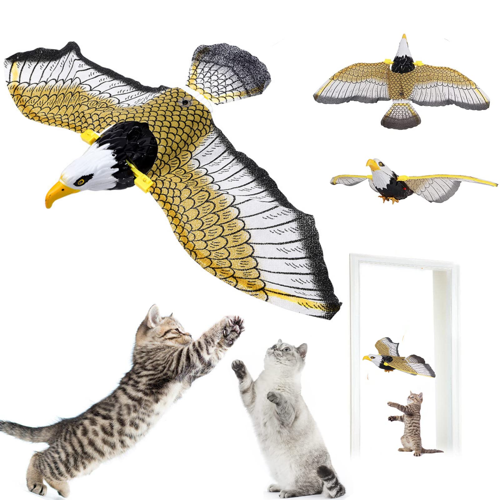 LAST DAY 49% OFF- Simulation Bird Interactive Cat Toy for Indoor Cats