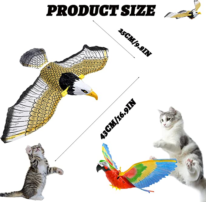 LAST DAY 49% OFF- Simulation Bird Interactive Cat Toy for Indoor Cats