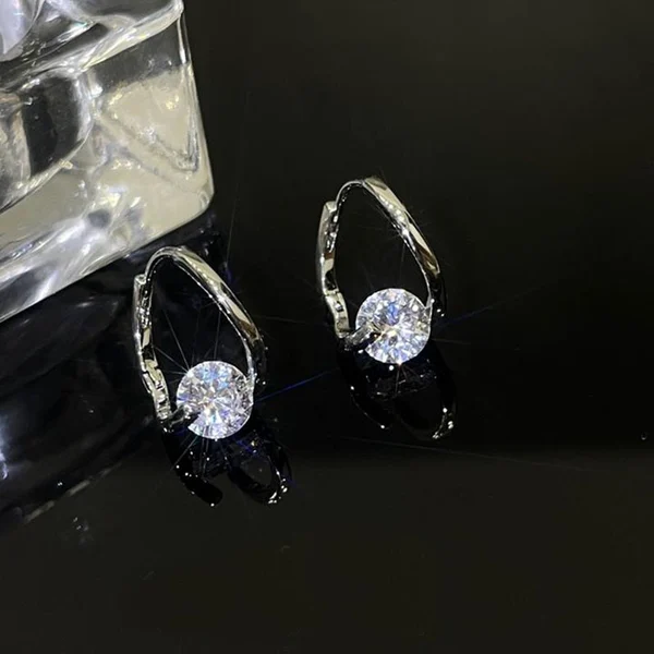 Last Day 50% OFF - Diamond Round Stud Earrings