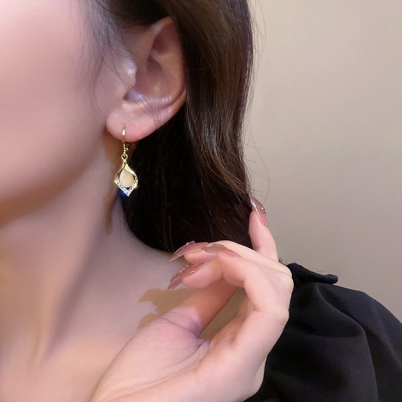 Kernicky Last Day 50% OFF - Fashion Angel Opal Earrings