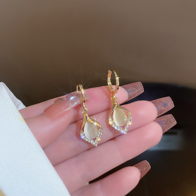 Kernicky Last Day 50% OFF - Fashion Angel Opal Earrings