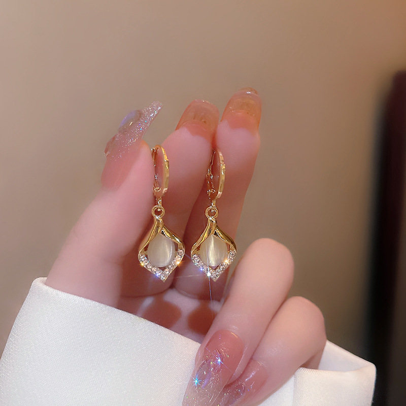 Kernicky Last Day 50% OFF - Fashion Angel Opal Earrings