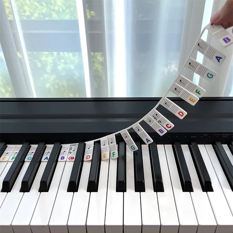 Last Day 77% OFF - Removable Piano Keyboard Note Labels