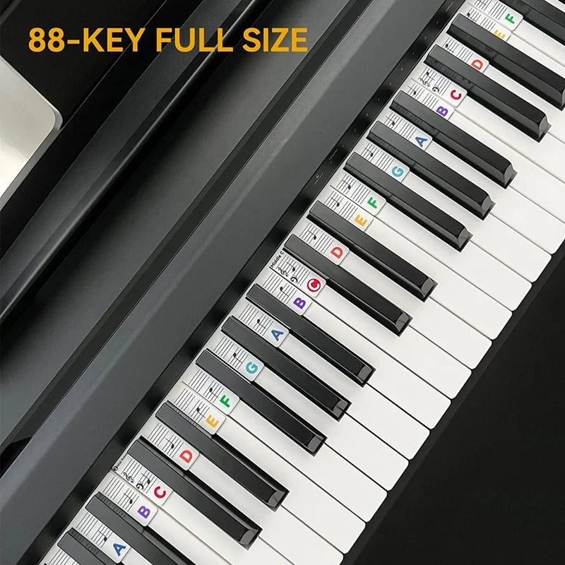 Last Day 77% OFF - Removable Piano Keyboard Note Labels