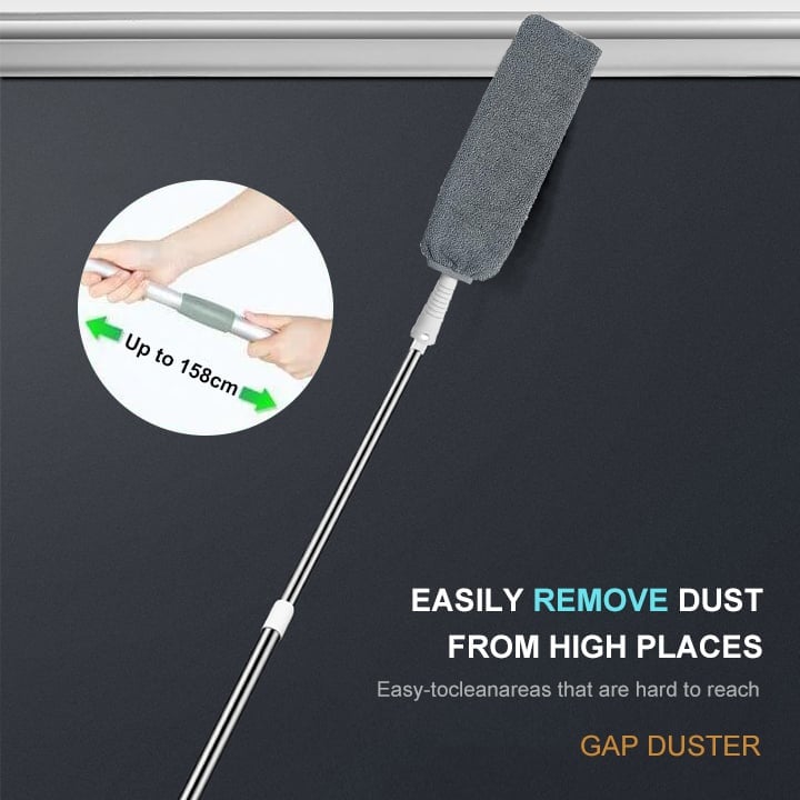 Last Day Promotion 49% OFF - Retractable Gap Dust Cleaner(Get gift-broom holder Free)