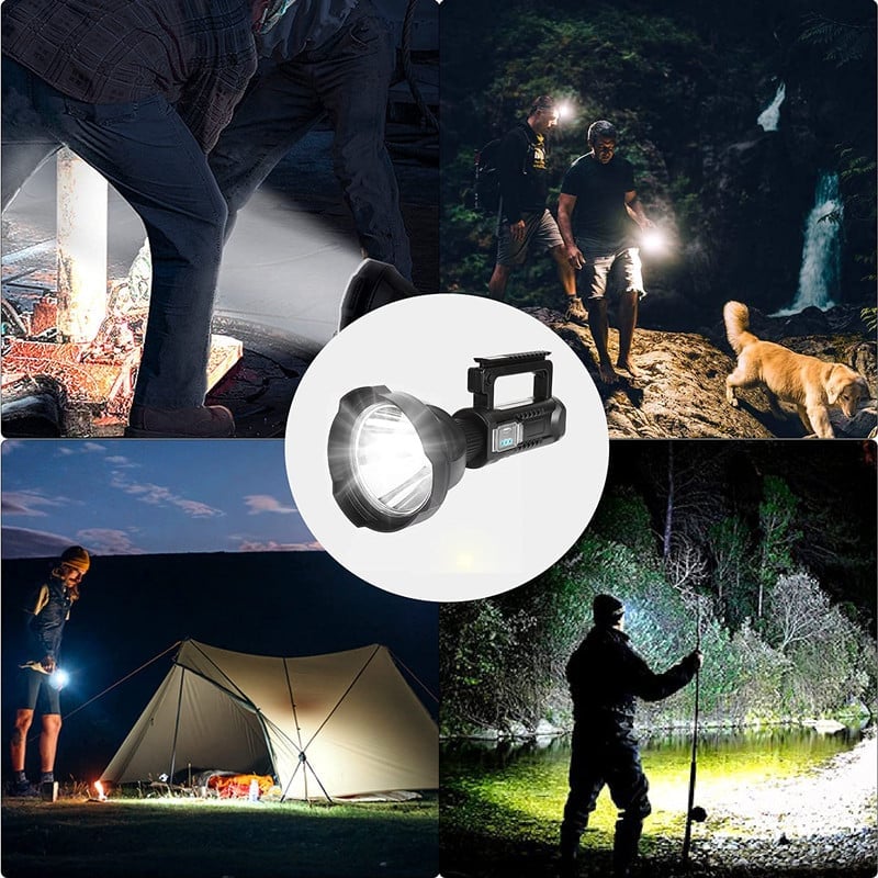 Last Day Promotion 69% OFF - Rechargeable Handheld Spotlight Flashlight