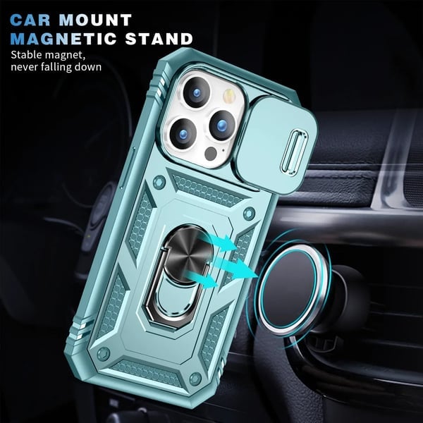 (Last Day Promotion - SAVE 48% OFF) Magnetic Car Finger Ring 3-in-1 Phone Case-BUY 3 GET EXTRA 15 % OFF