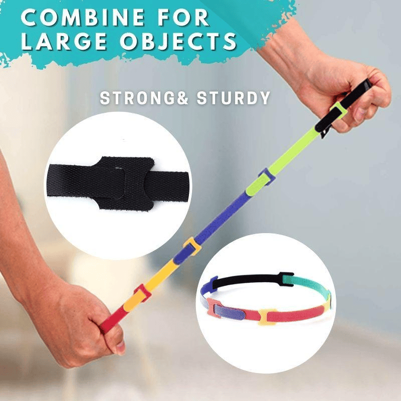 (Last Day Promotion - SAVE 48% OFF) Reusable Cable Ties (50Pcs/Set) - BUY 3 GET 2 FREE (5SETS)