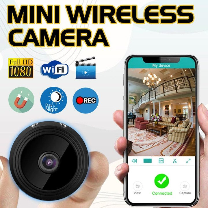 (Last Day Promotion- SAVE 48% OFF)Mini 1080p HD Wireless Magnetic Security Camera