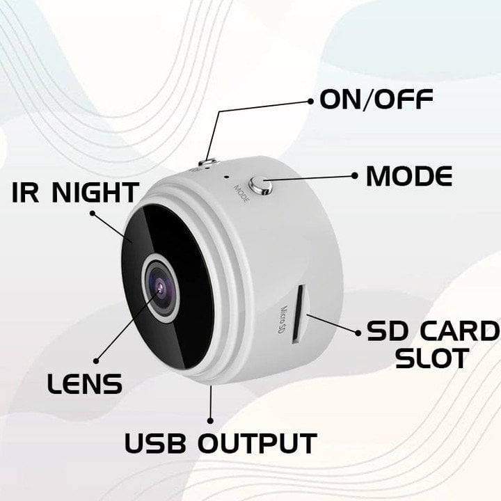 Zone Flex (Last Day Promotion- SAVE 48% OFF)Mini 1080p HD Wireless Magnetic Security Camera