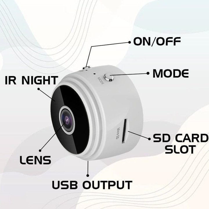 (Last Day Promotion- SAVE 48% OFF)Mini 1080p HD Wireless Magnetic Security Camera